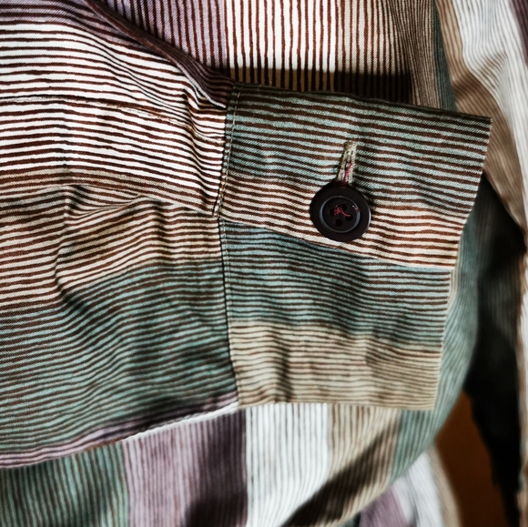 1977 MARIMEKKO Design Research waisted shirtdress - Picture 4 of 8